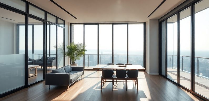 Soluzioni di pareti mobili vetrate per aumentare luce e senso di ampiezza